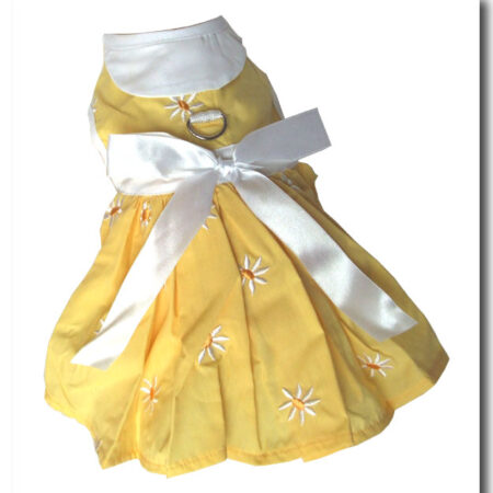 * LISA * Hundekleidchen YELLOW FLOWER