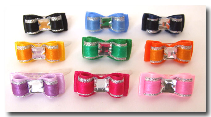 Schleife MINI GLAMOUR  Farben Wahl