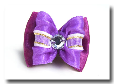 Schleife Exclusive``BIG PURPLE STRASS``