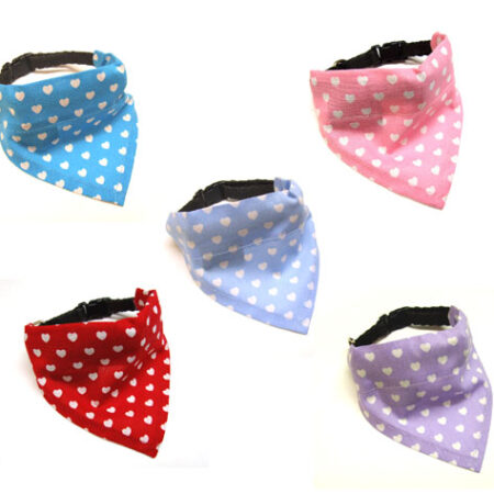 Halstuch/Halsband 2 in 1 für Hunde  LITTLE HEART