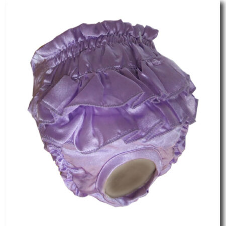 Schutzhöschen ** Lavender Satin Ruffled Panties **XL