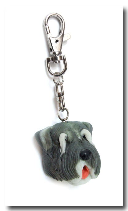 Der Schlüsselanhänger "Mini Schnauzer"