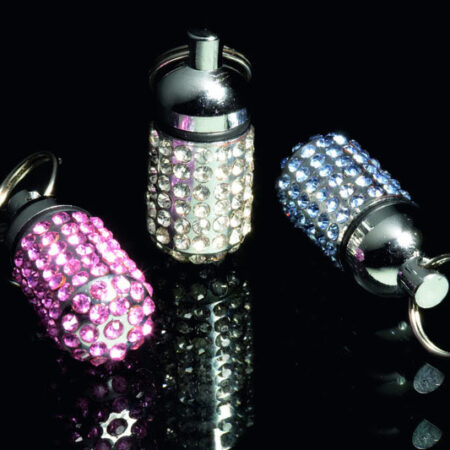 Deluxe-Adressanhänger mit Strass