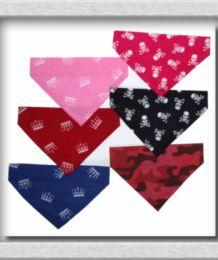 Hundehalstuch ohne Band Farben-Wahl Gr.1