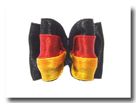 Schleife DEUTSCHLAND FLAGGE auf Spange