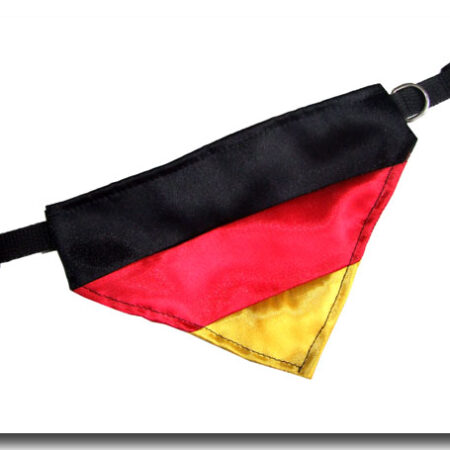 Hundehalstuch DEUTSCHLAND FLAGGE auf Halsband