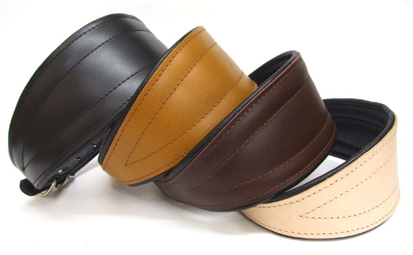 Lederhalsband für Windhunde Halsumfang 44-52 cm Gr.5