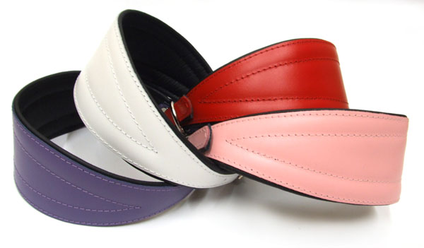 Lederhalsband für Windhunde 