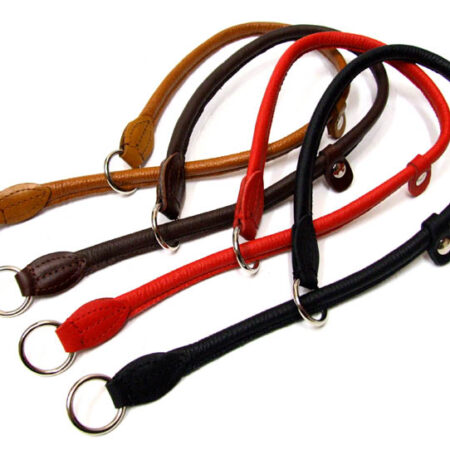 Rundleder Halsband , Rundwürger 12mm.