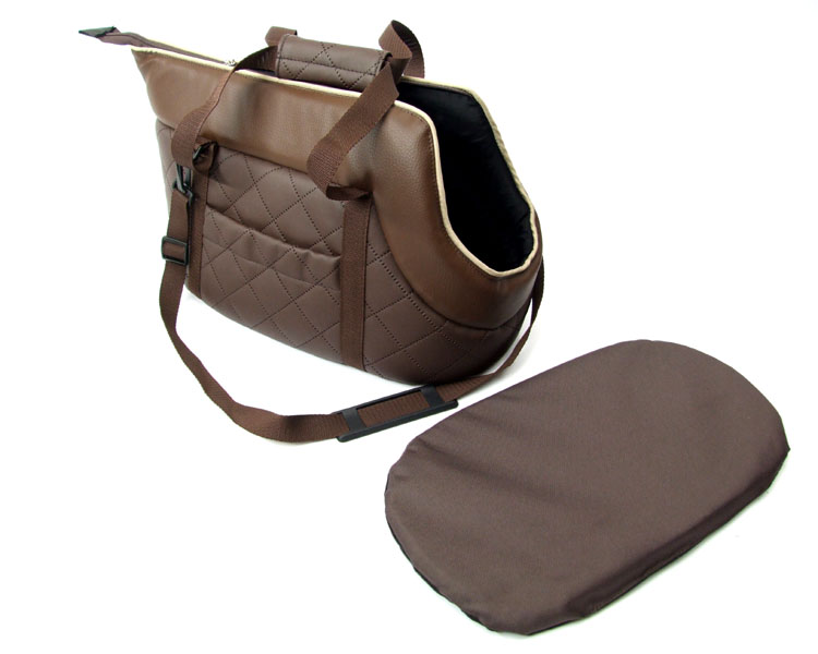 De LUXE Hundetragetasche BLACK-BLACK Gr.1 WELPEN