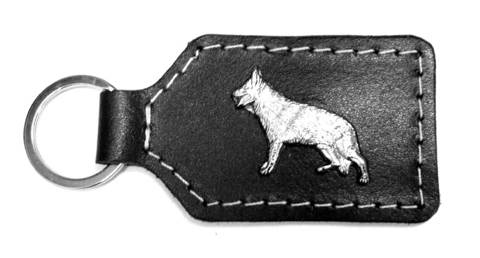 Der Schlüsselanhänger " Schäferhund-Schwarz"