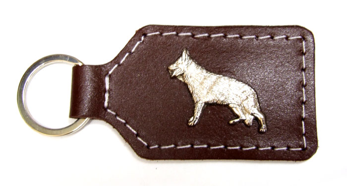 Der Schlüsselanhänger " Schäferhund-Braun"
