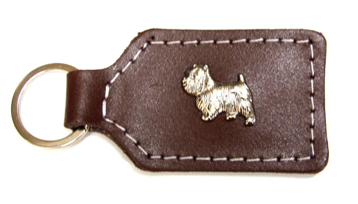 Der Schlüsselanhänger " Westie-Braun"