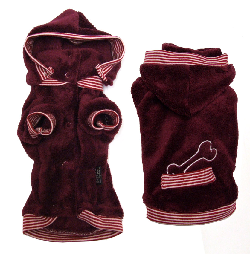 Hundepullover für Weibchen BONE Weinrot