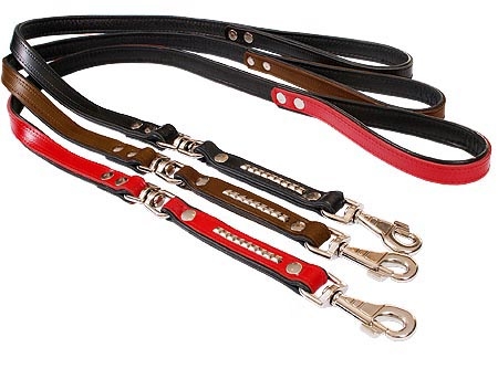 Lederleine "De luxe" ca 100 cm lang