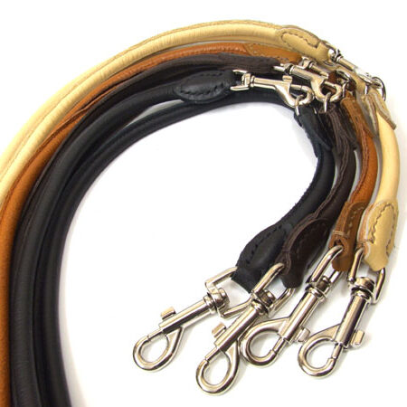 Rundlederleine,Lederleine,2,25 m Lang, 4 mm Breit