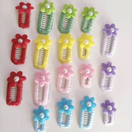 BIG FLOWER Spange Klipp ,Kamm Clip Spange Metall Haarspange