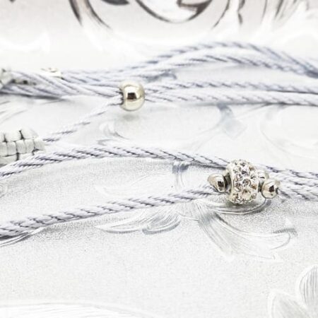 DREAM GREY Vorführleine,Ausstellungsleine 2 mm geflochten