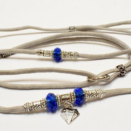 De LUXE GREY Showleine,Vorführleine,Ausstellungsleine 5mm