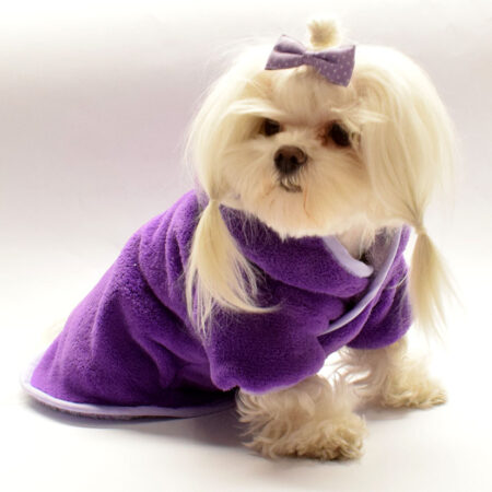 Doppelseitiger Bademantel für Hunde ANTONIA