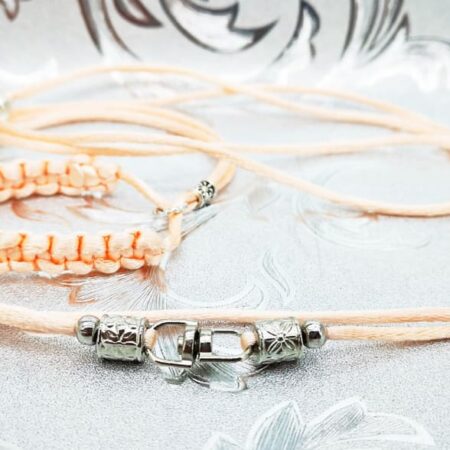 ELEGANT LACHS Vorführleine,Ausstellungsleine 2 mm Halsung