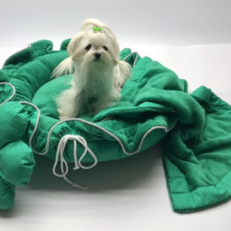 FLOWER Hundebett Limited Edition GREEN