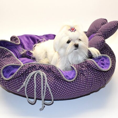 FLOWER Hundebett Limited Edition PURPLE