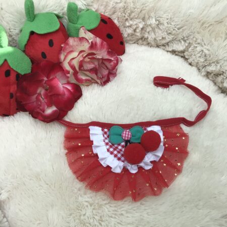 Festlicher Kragen Bomel rot