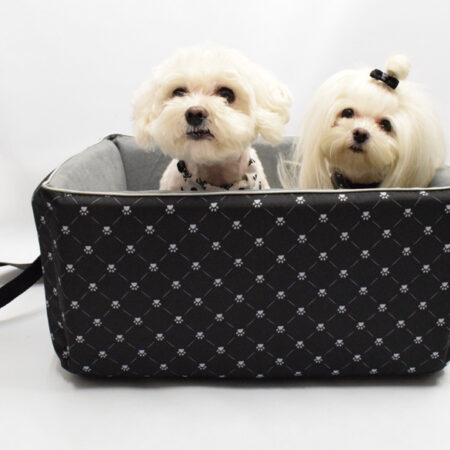 Hundeautositz Autokörbchen SIMPLE DRIVER BLACK PAW