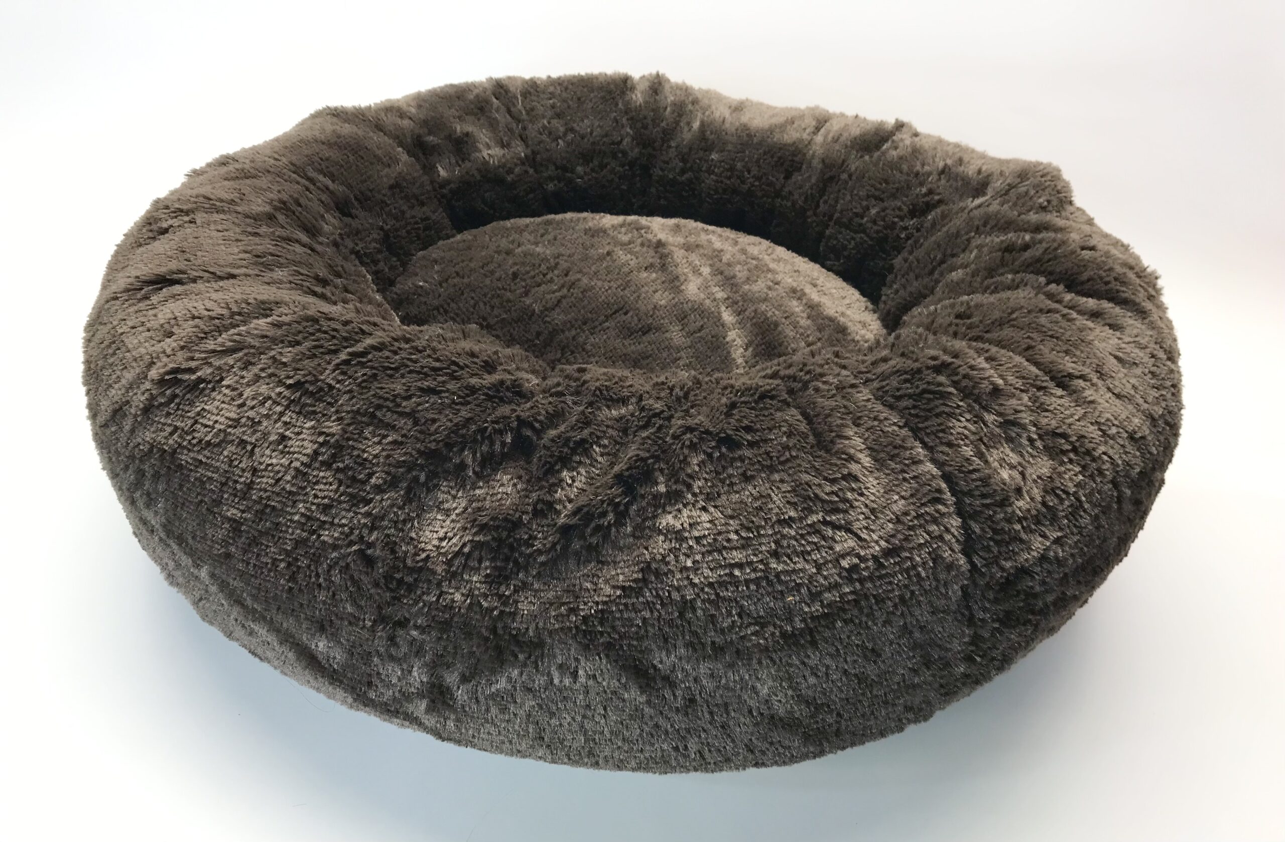 Hundebett DOGSZONE DONUT BRAUN kuschelig