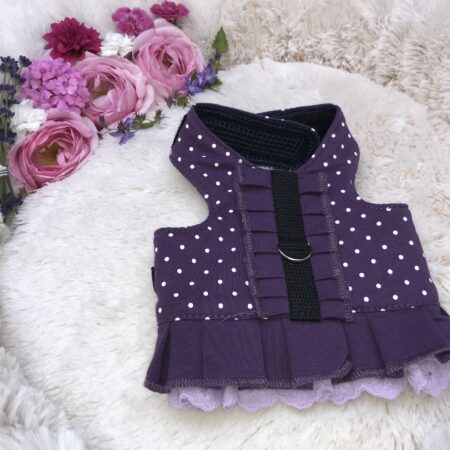 Hundegschirr Pünktchen LILA