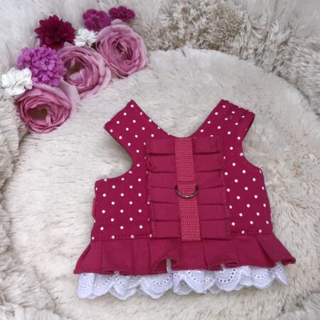 Hundegschirr Pünktchen Pink