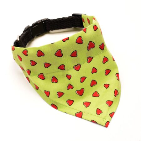 Hundehalstuch Halsband GREEN HEART