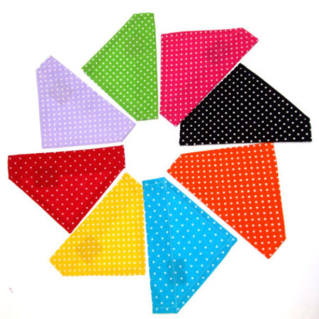 Hundehalstuch ohne Band DOTS Gr.1 bis 3