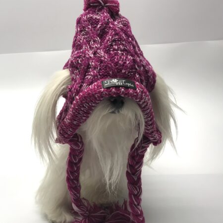 Hundemütze Wintermütze für Große Hunde FUKSIA