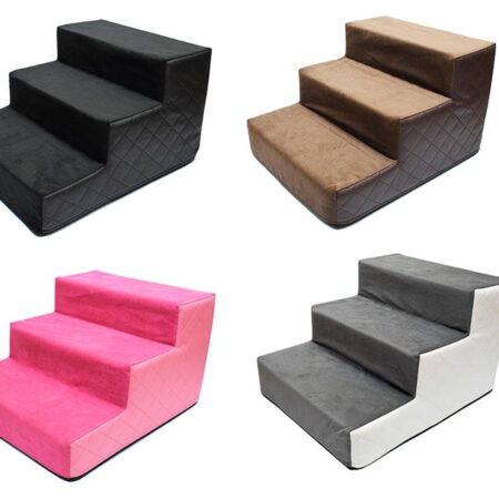 Hundetreppe DogsZone KUNSTLEDER /STOFF Gr.S/3-30 cm EINZELSTÜCK