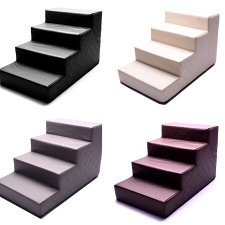 Hundetreppe KUNSTLEDER CLASSIC Gr.S/4-40 cm hoch