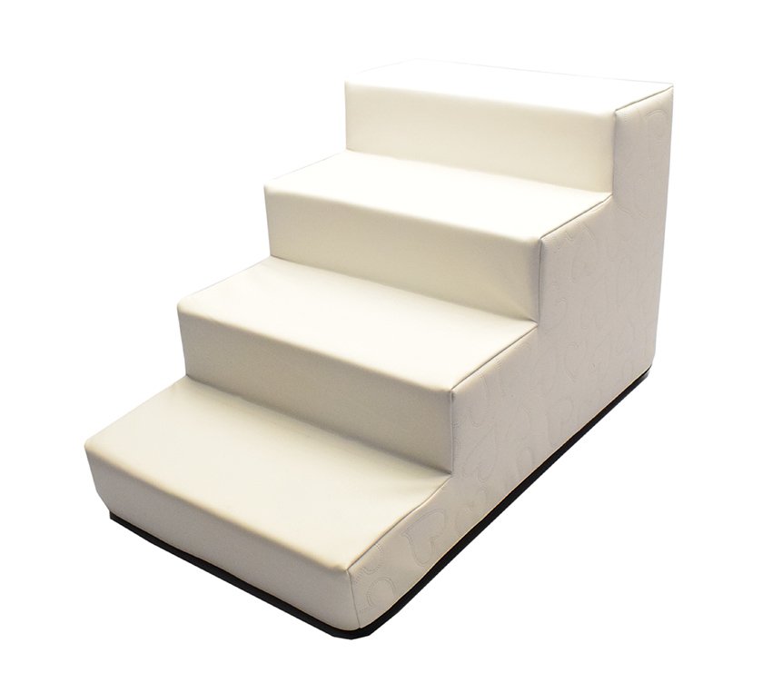 Hundetreppe KUNSTLEDER HERZ Gr.S/4-40 cm hoch