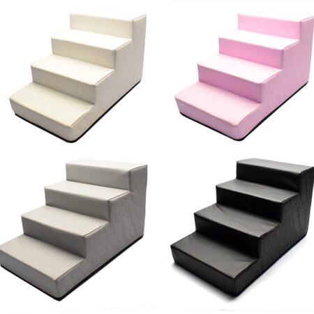 Hundetreppe KUNSTLEDER HERZ Gr.S/4-40 cm hoch