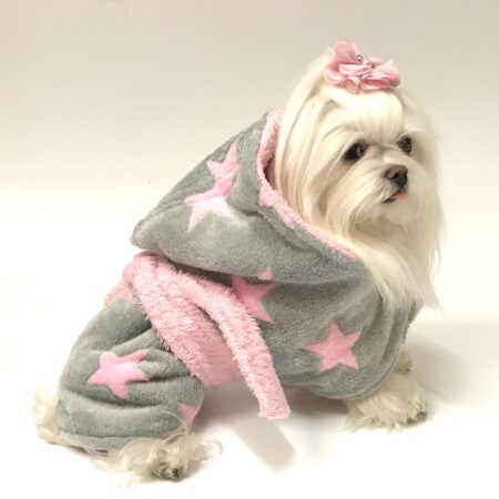 LUCY Doppelseitiger Bademantel Wärmer für Hunde