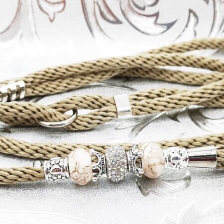 KRONE MOCCA Vorführleine,Ausstellungsleine 6 mm