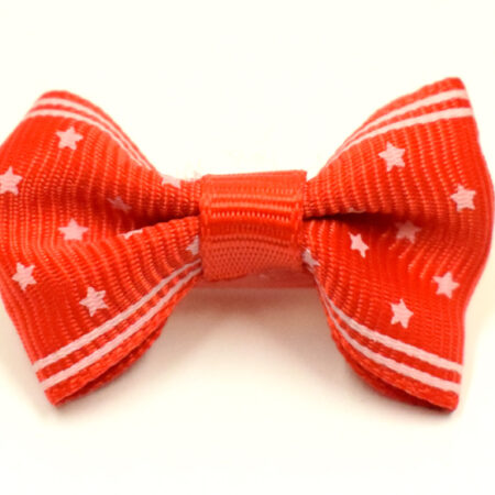 Mini Spange LITTLE DOG STAR RED