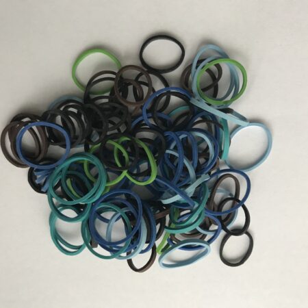 Natur Kautschuk Zopfgummiringe BOY MIX 100 stück