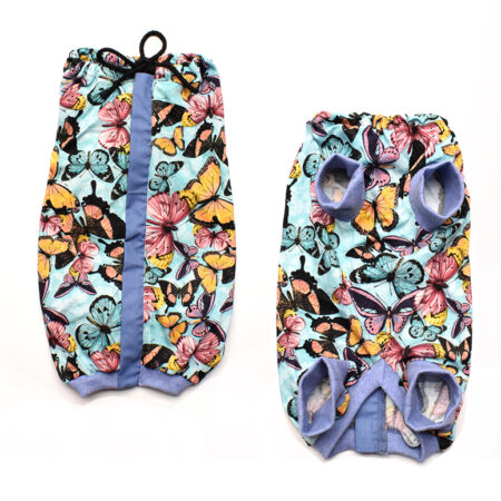 OP Body BLUE BUTTERFLY Hunde Body EXTRA für Weibchen