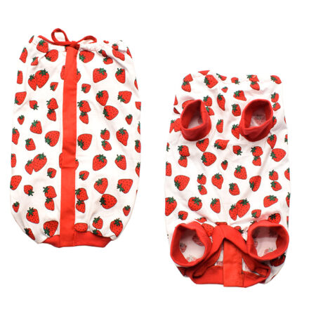 OP Body Hunde Body EXTRA für Weibchen STRAWBERRY
