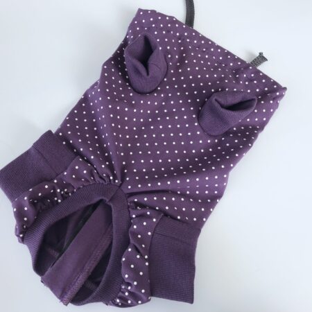 OP Body Hunde Body Weibchen DOTS PURPLE