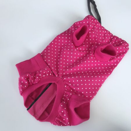 OP Body Hunde Body/Weibchen DOTS PINK