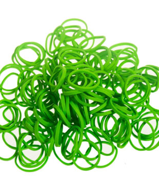 Paw Marks GRÜN Latex Wrapping Bands 16mm 100 Stück