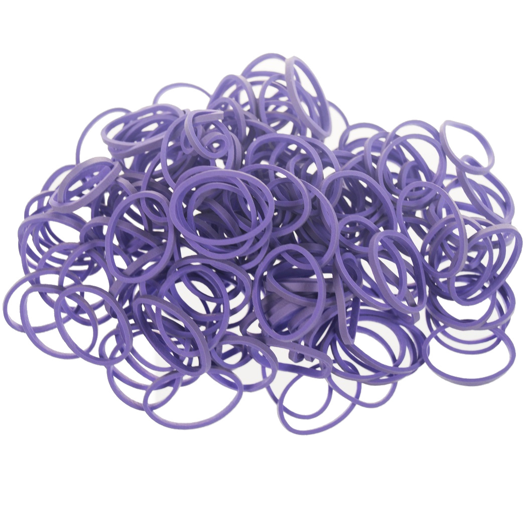 Paw Marks Latex LAVENDEL 16mm Wrapping Bands  100 Stück