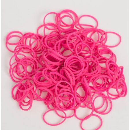 Paw Marks PINK Latex Wrapping Bands 16mm 100 Stück
